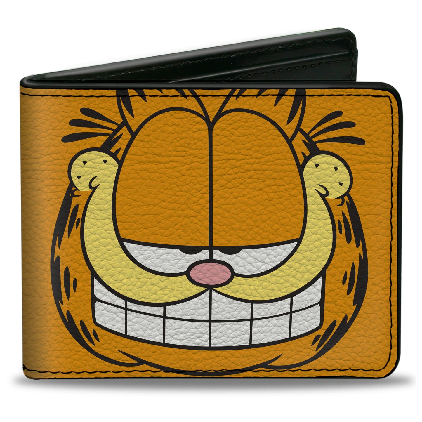 Bi-Fold Wallet - Garfield Smiling Face Character Close-Up Orange