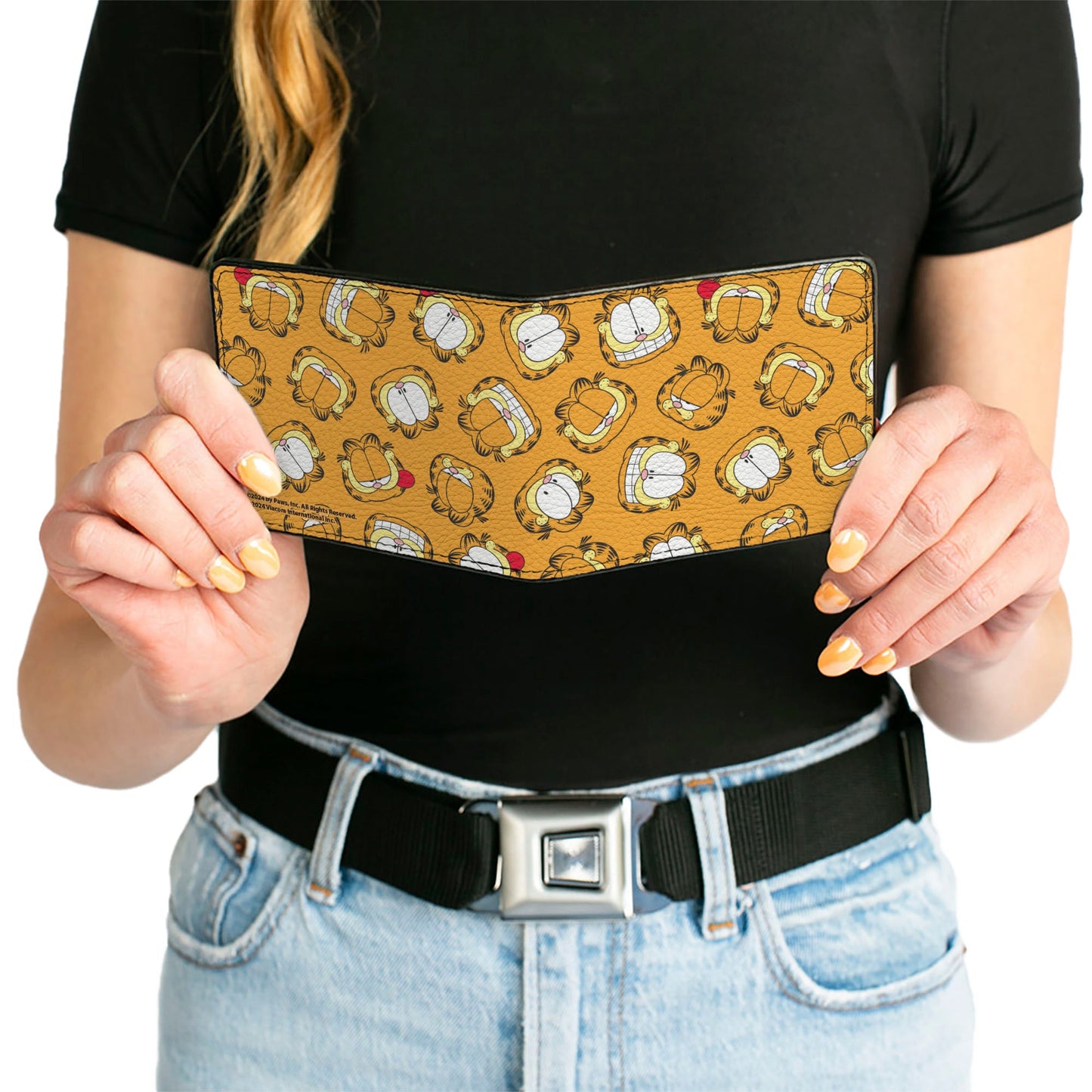 Bi-Fold Wallet - Garfield Expressions Scattered Orange