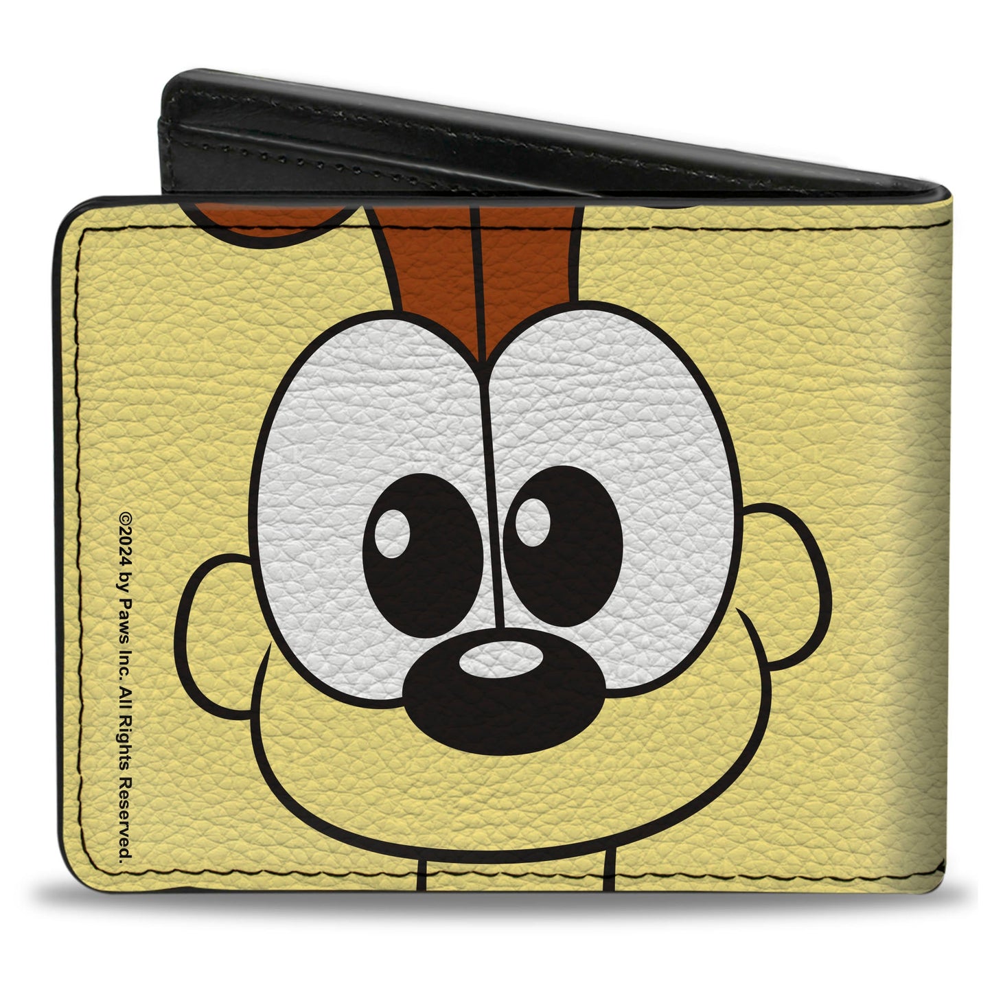 Bi-Fold Wallet - Garfield Odie Face Character Close-Up Yellow