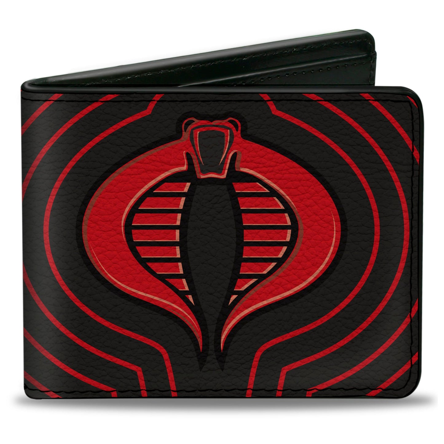 Bi-Fold Wallet - GI Joe COBRA Ripple Logo Black/Red