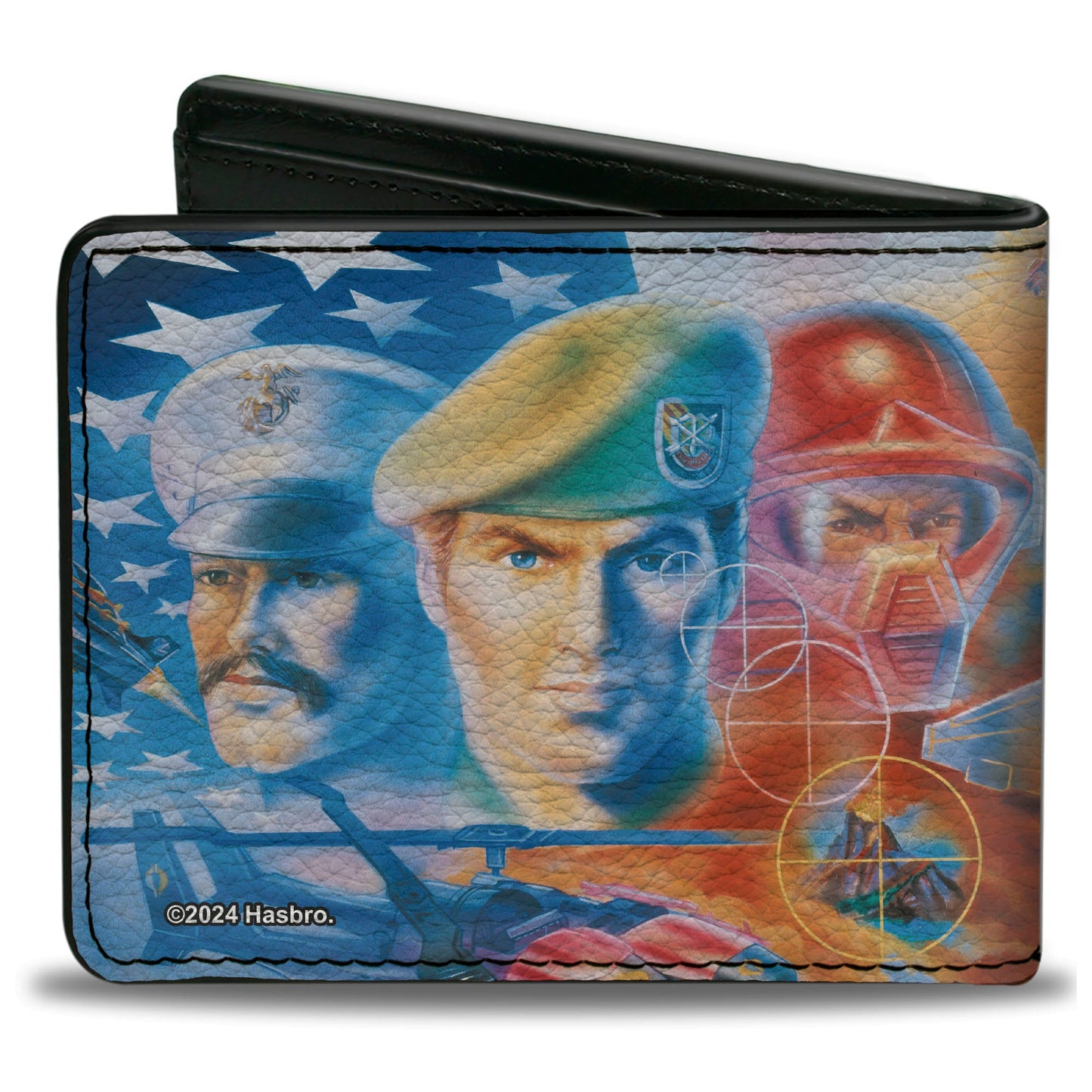 Bi-Fold Wallet - GI JOE Retro Shuttle Poster Scene