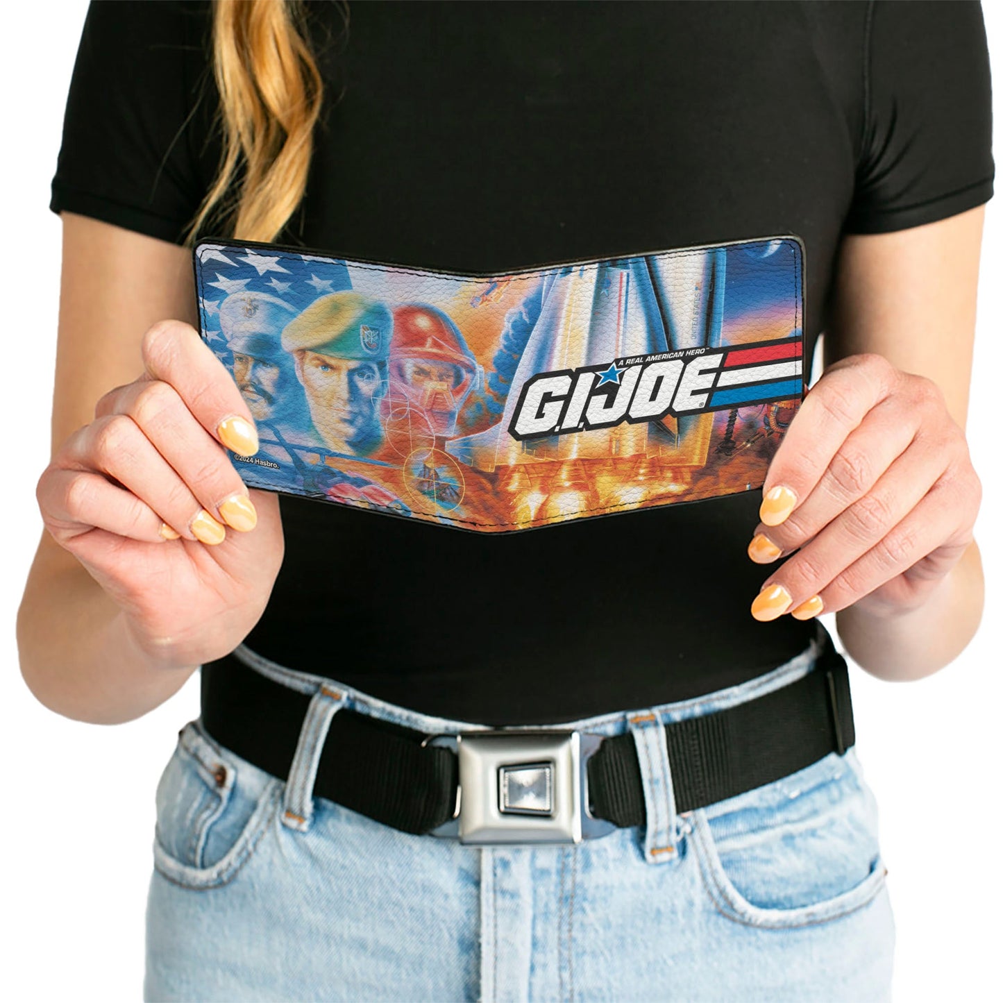 Bi-Fold Wallet - GI JOE Retro Shuttle Poster Scene