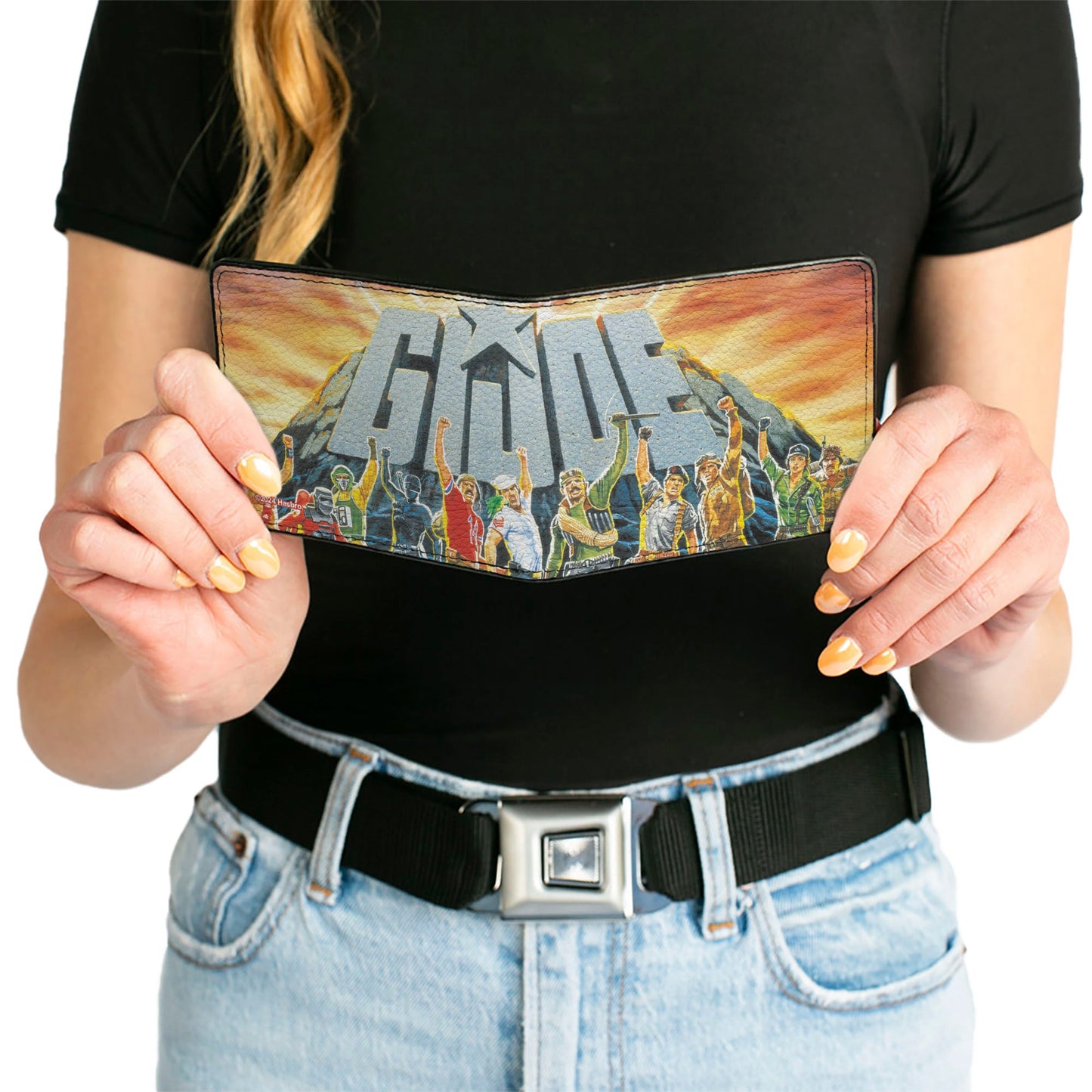 Bi-Fold Wallet - GI JOE Retro Yo Joe Stone Group Pose
