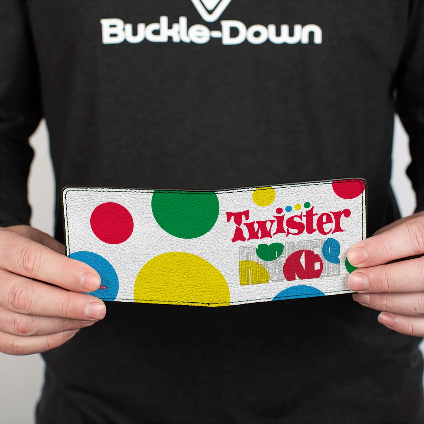 Bi-Fold Wallet - TWISTER RISKER Circle Spots White/Multi Color
