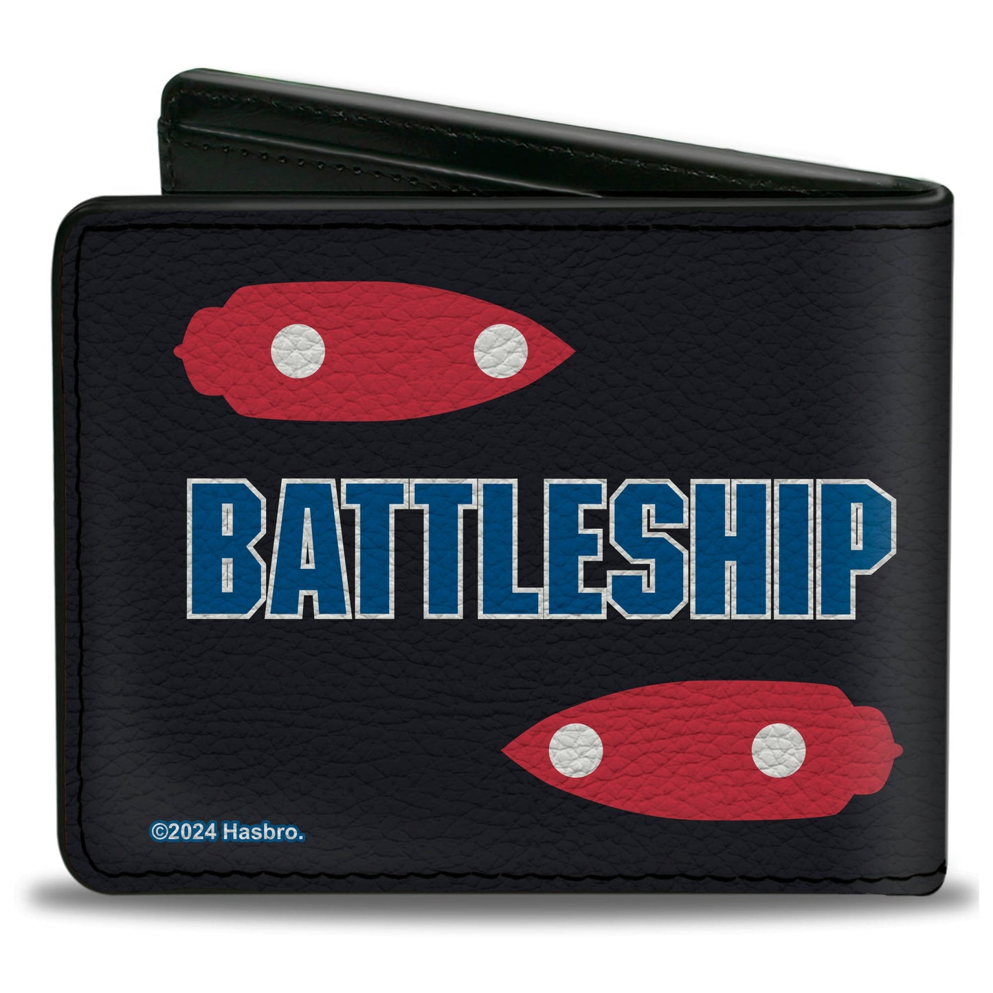 Bi-Fold Wallet - BATTLESHIP HOT SHOT Ships Black/Red/Blue/White