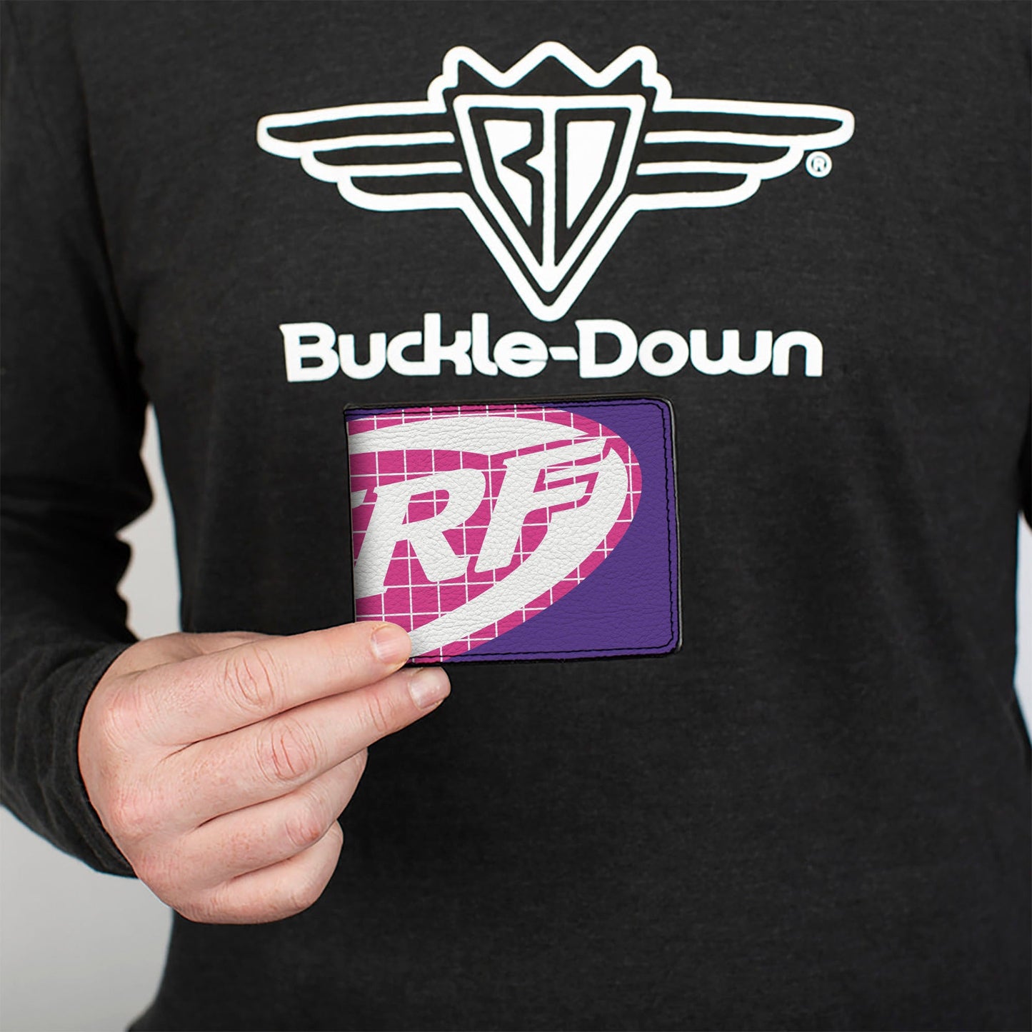 Bi-Fold Wallet - NERF Logo Grid Split Blues/Black/Pink/White