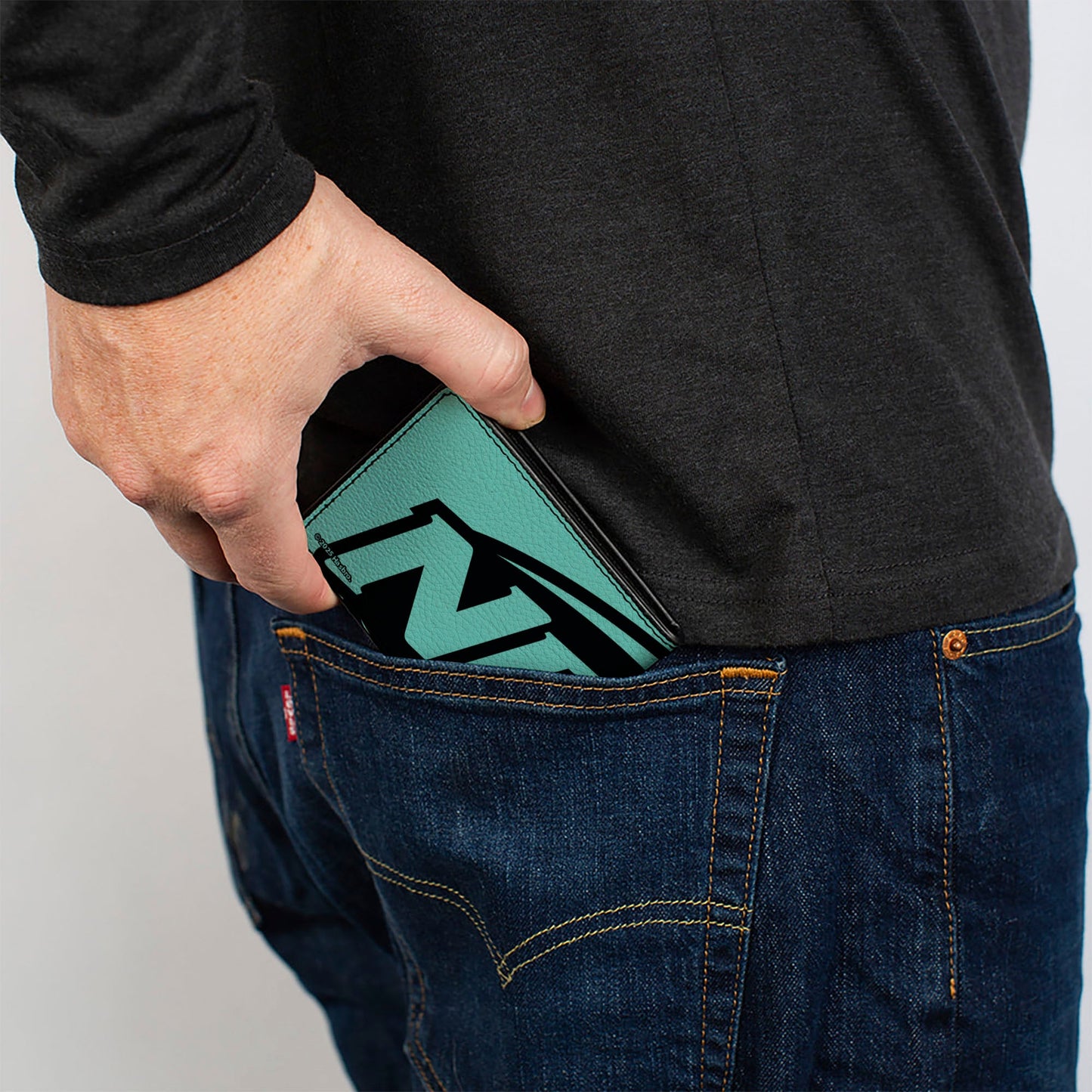 Bi-Fold Wallet - NERF Logo Grid Split Blues/Black/Pink/White