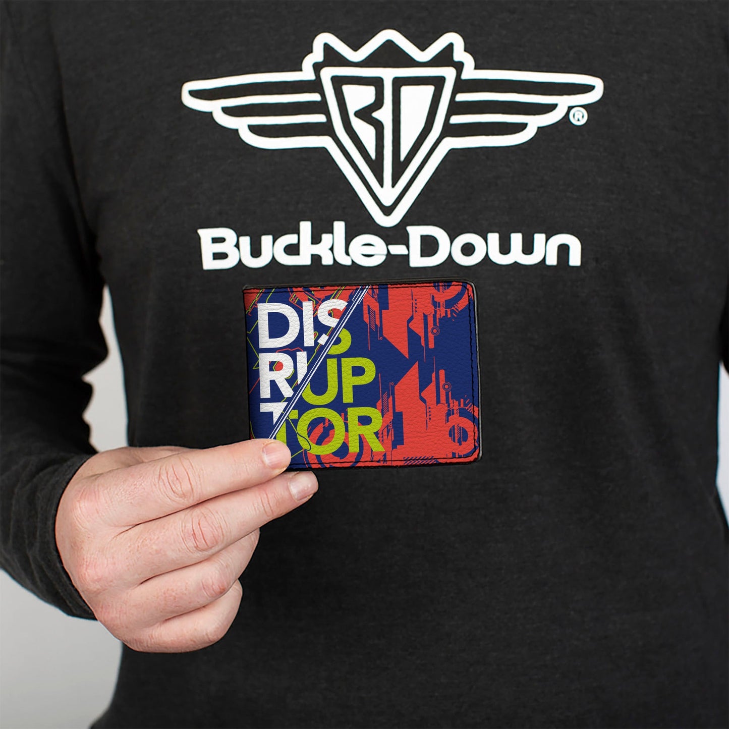 Bi-Fold Wallet - NERF DISRUPTOR ENGAGE Collage Blue/Red/White/Yellow