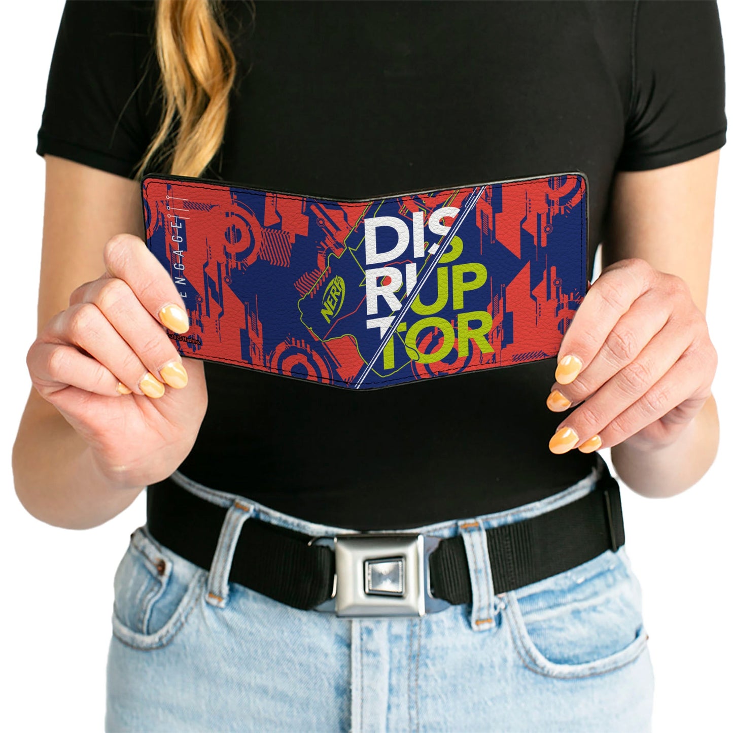 Bi-Fold Wallet - NERF DISRUPTOR ENGAGE Collage Blue/Red/White/Yellow