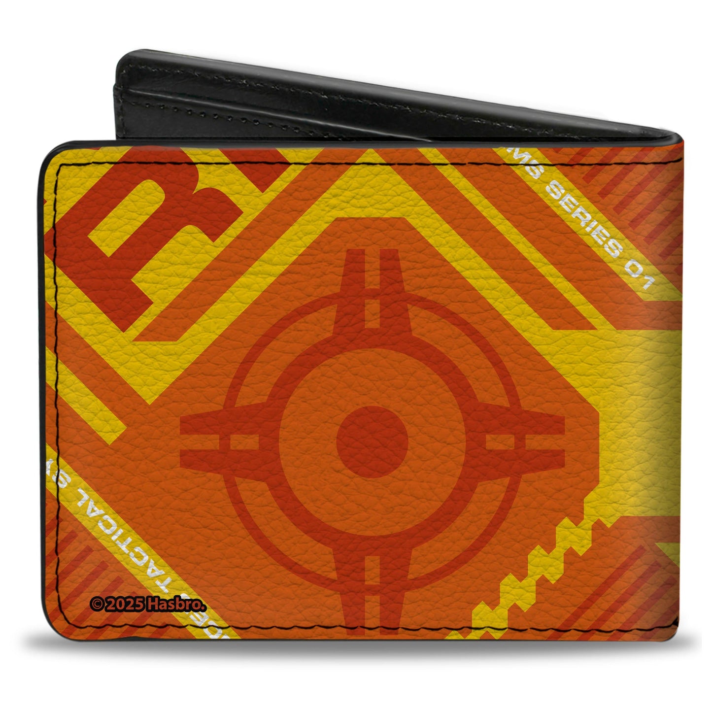 Bi-Fold Wallet - NERF Text and Target Icon Orange/Red/Yellow