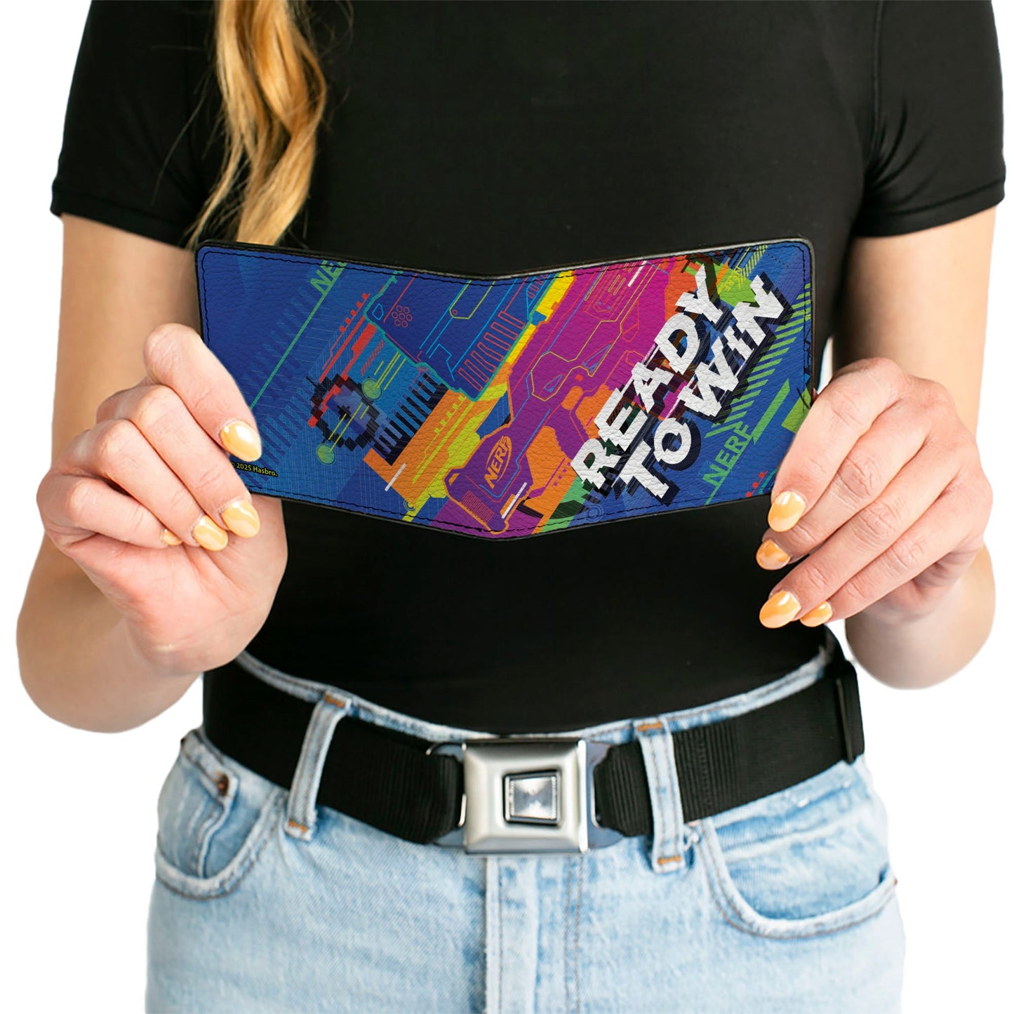 Bi-Fold Wallet - NERF Blasker READY TO WIN Collage Blue/Multi Color