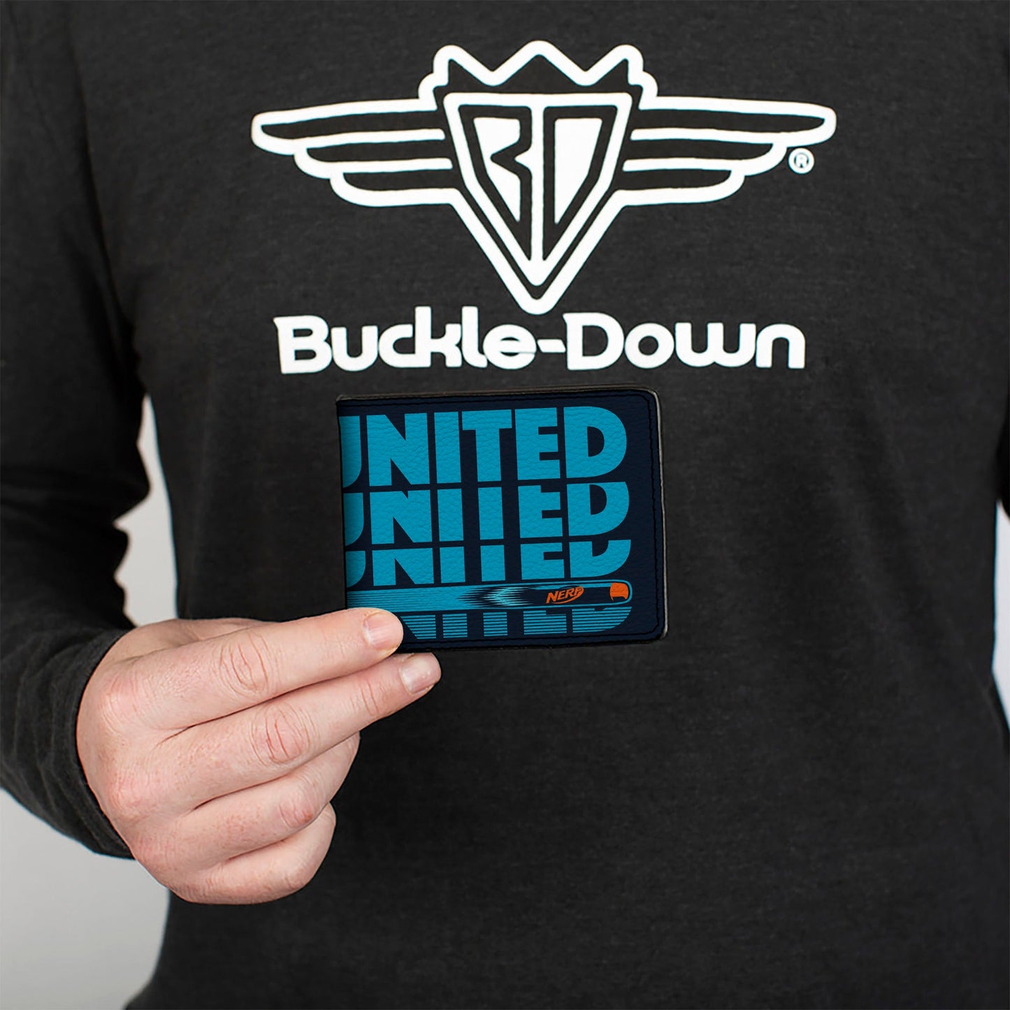 Bi-Fold Wallet - NERF UNITED Repeat and Dart Black/Blue/Orange