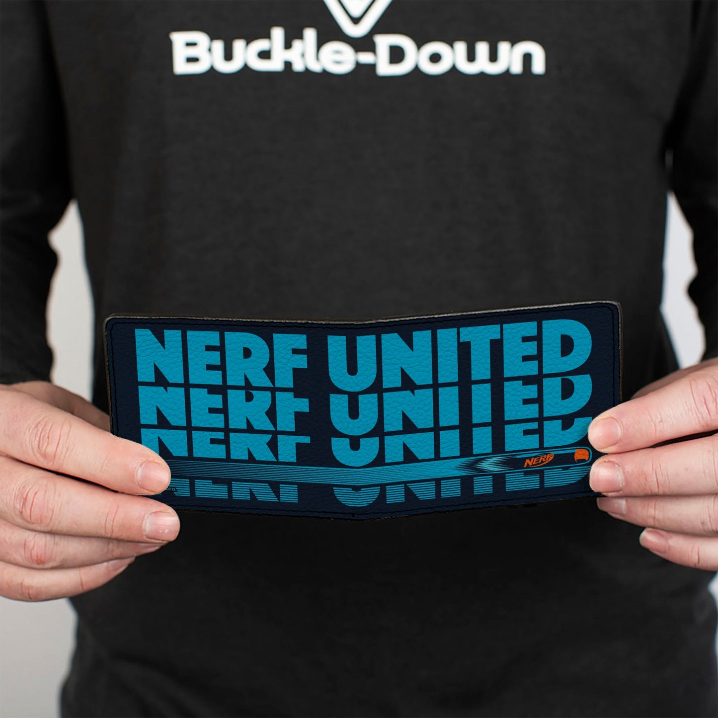 Bi-Fold Wallet - NERF UNITED Repeat and Dart Black/Blue/Orange