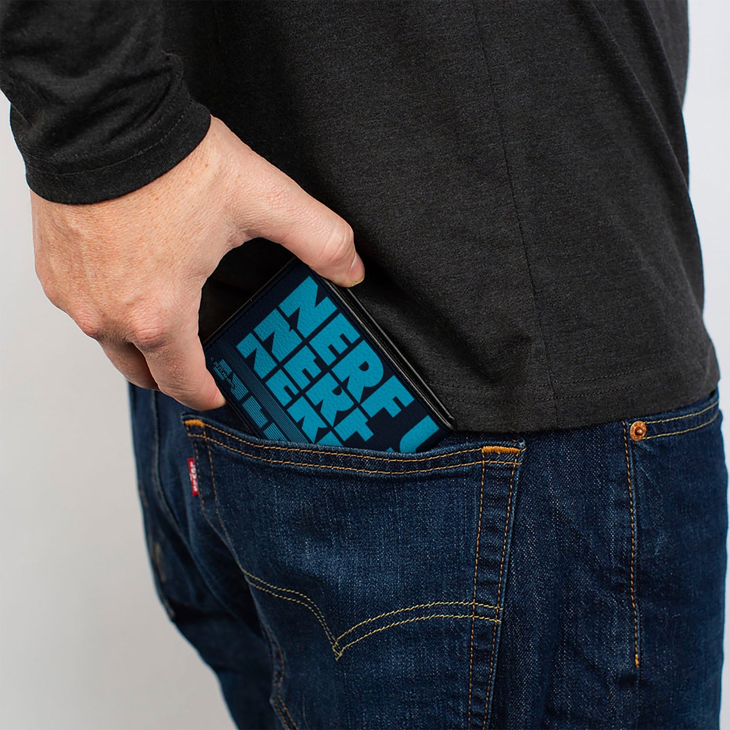 Bi-Fold Wallet - NERF UNITED Repeat and Dart Black/Blue/Orange
