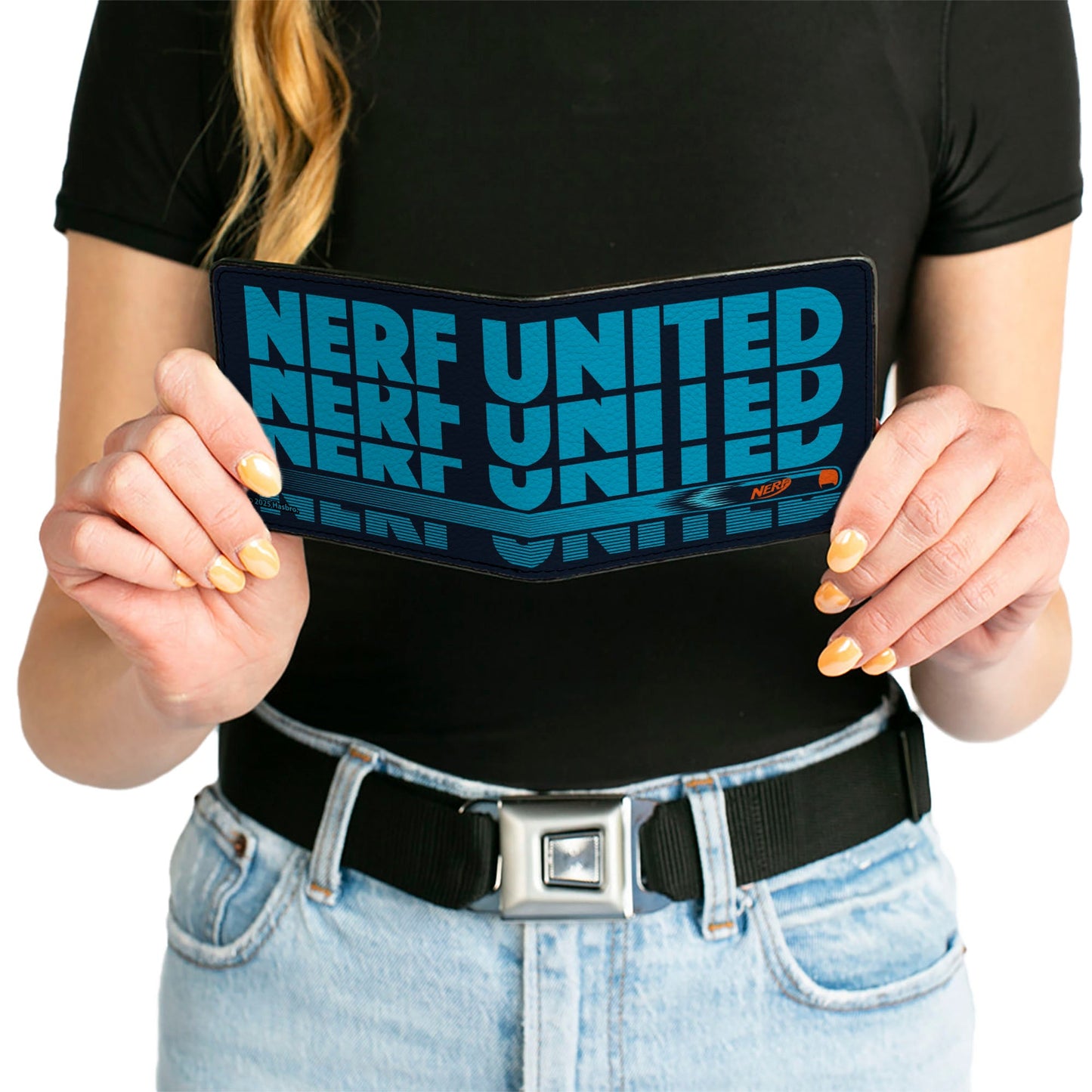 Bi-Fold Wallet - NERF UNITED Repeat and Dart Black/Blue/Orange