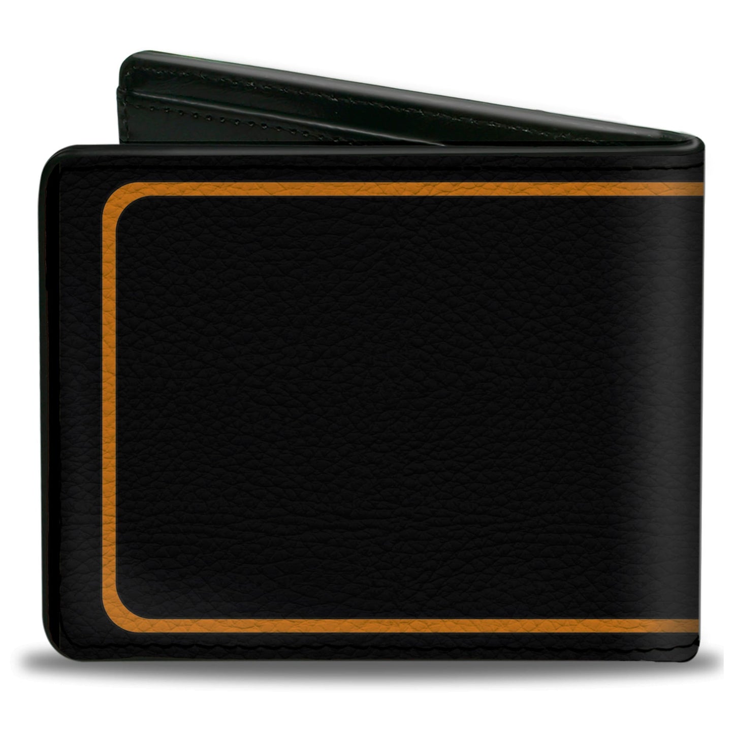 Bi-Fold Wallet - HEMI Nameplate w Border Black Orange Silver Black