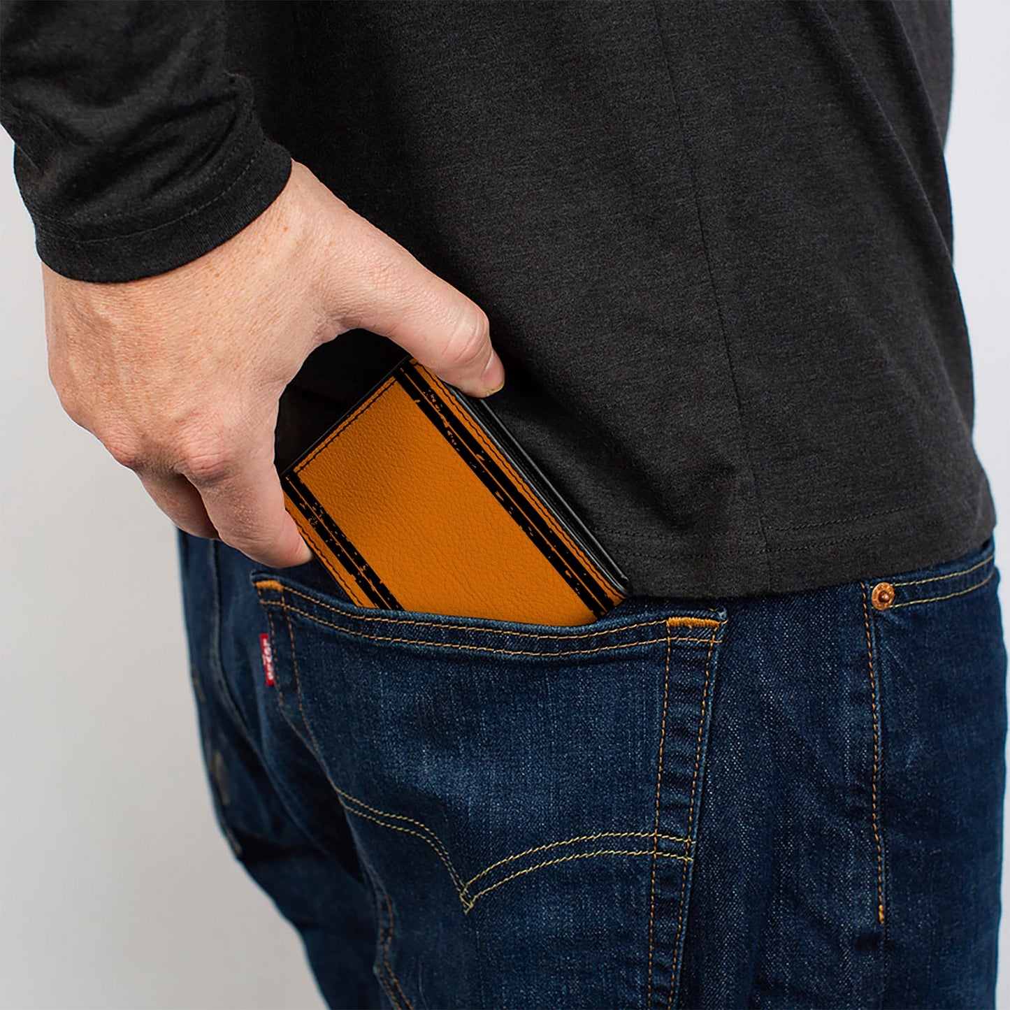 Bi-Fold Wallet - 426 HEMI Badge Weathered Orange Black White