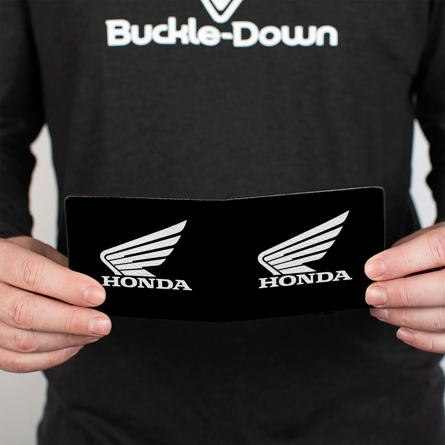 Bi-Fold Wallet - HONDA Motorcycle Black White