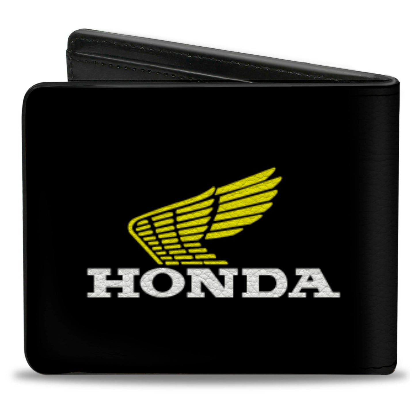 Bi-Fold Wallet - HONDA Motorcycle Black Yellow White