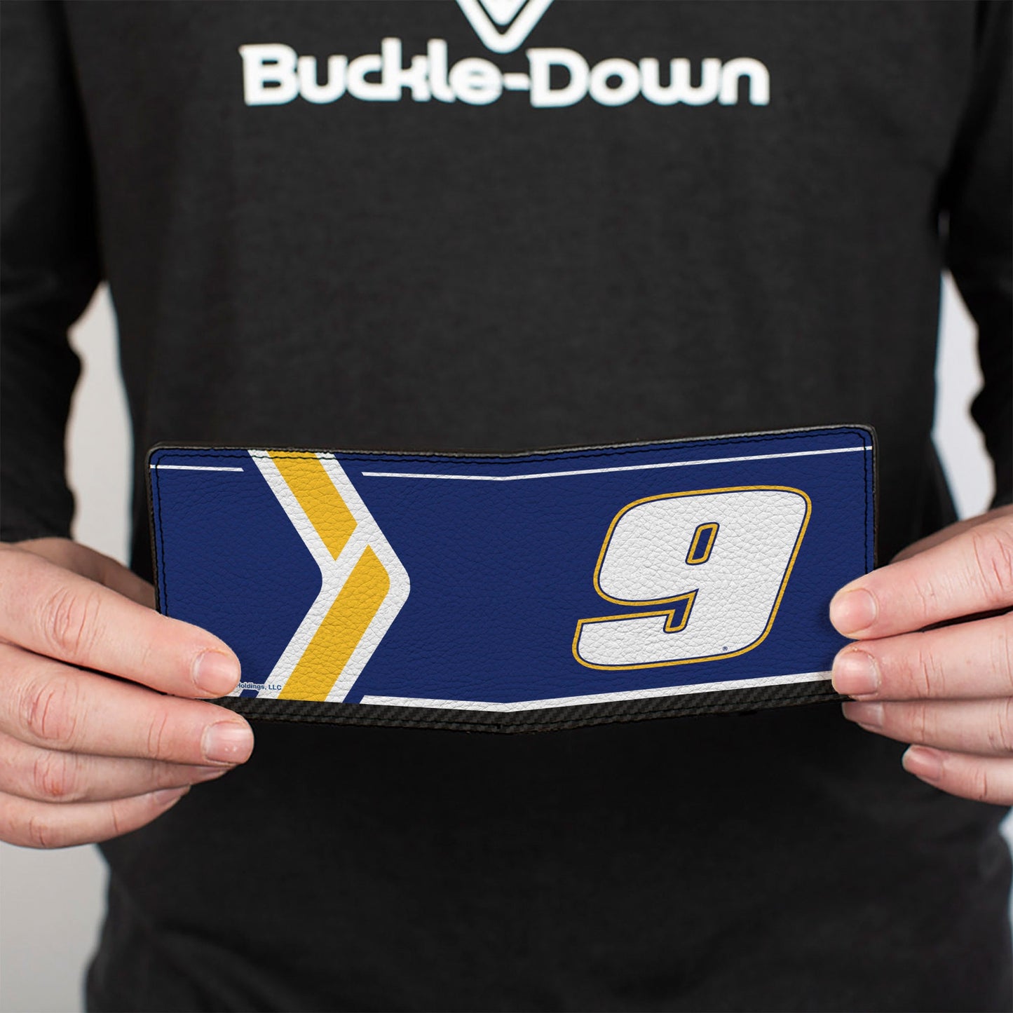 Bi-Fold Wallet - Chase Elliott #9 Racing Logo Royal/Yellow/White