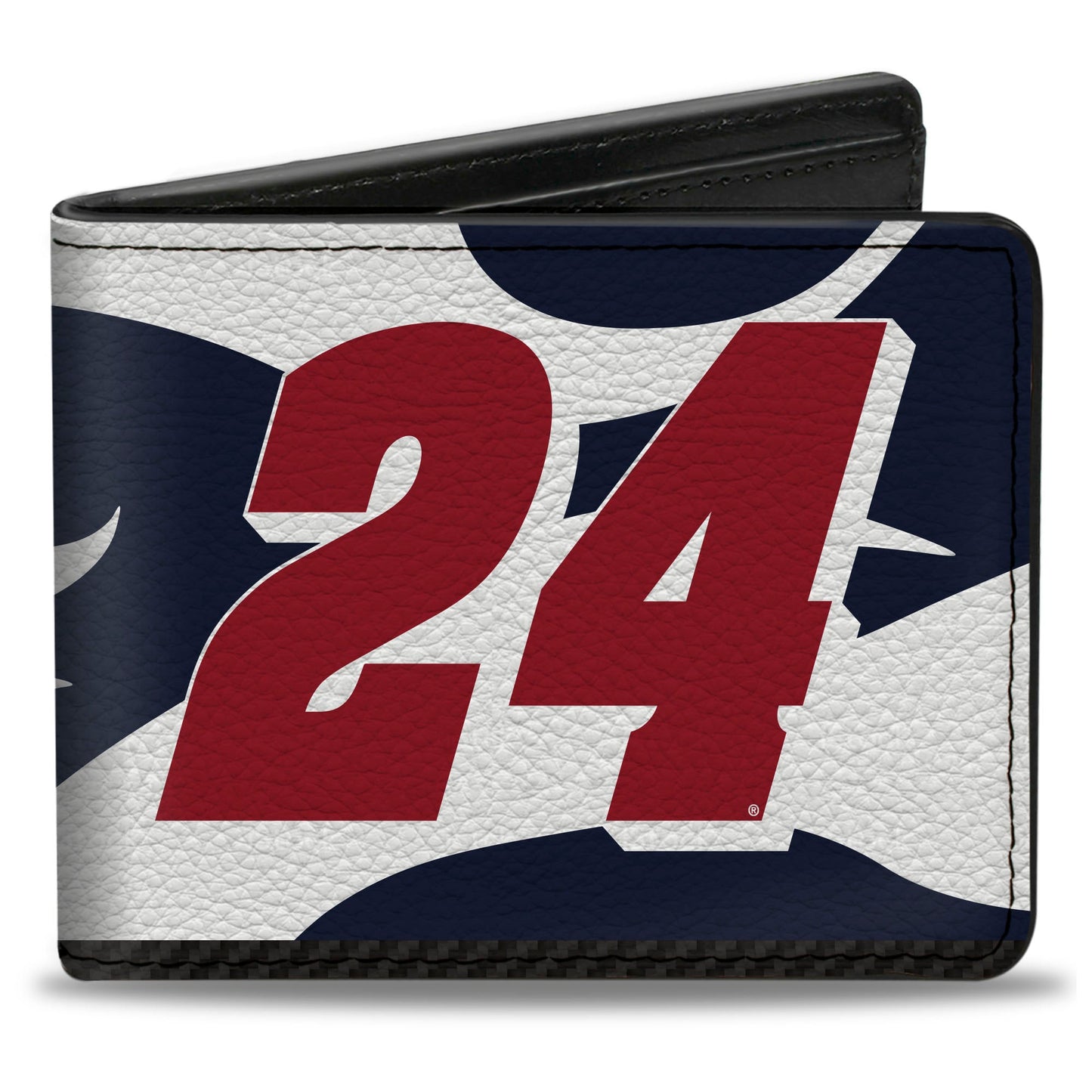 Bi-Fold Wallet - William Byron #24 Racing Logo Flames White/Blue/Red