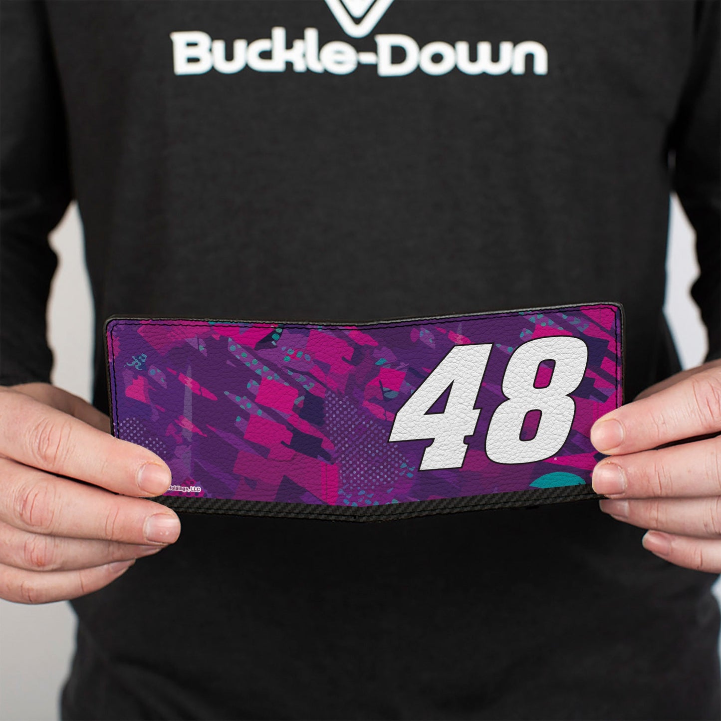Bi-Fold Wallet - Alex Bowman #48 Racing Logo Blues/Purples/White