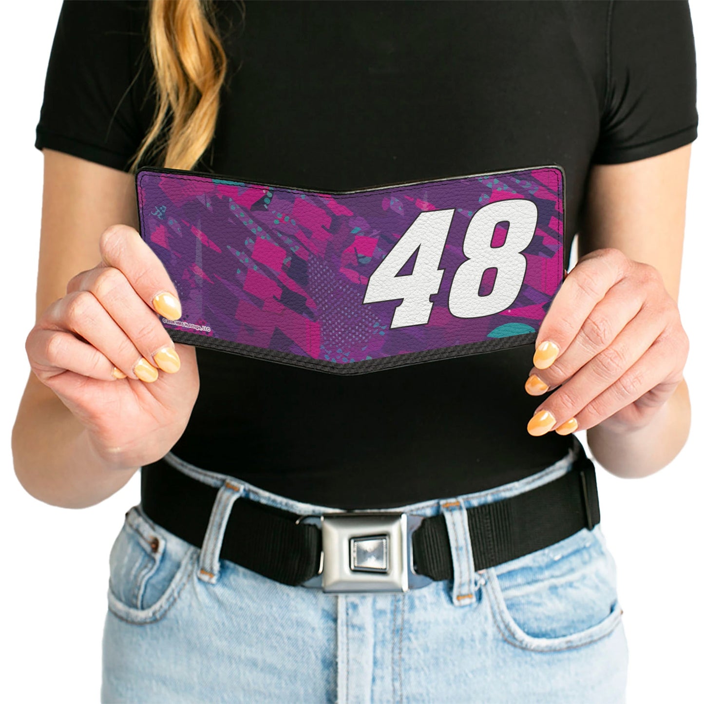 Bi-Fold Wallet - Alex Bowman #48 Racing Logo Blues/Purples/White