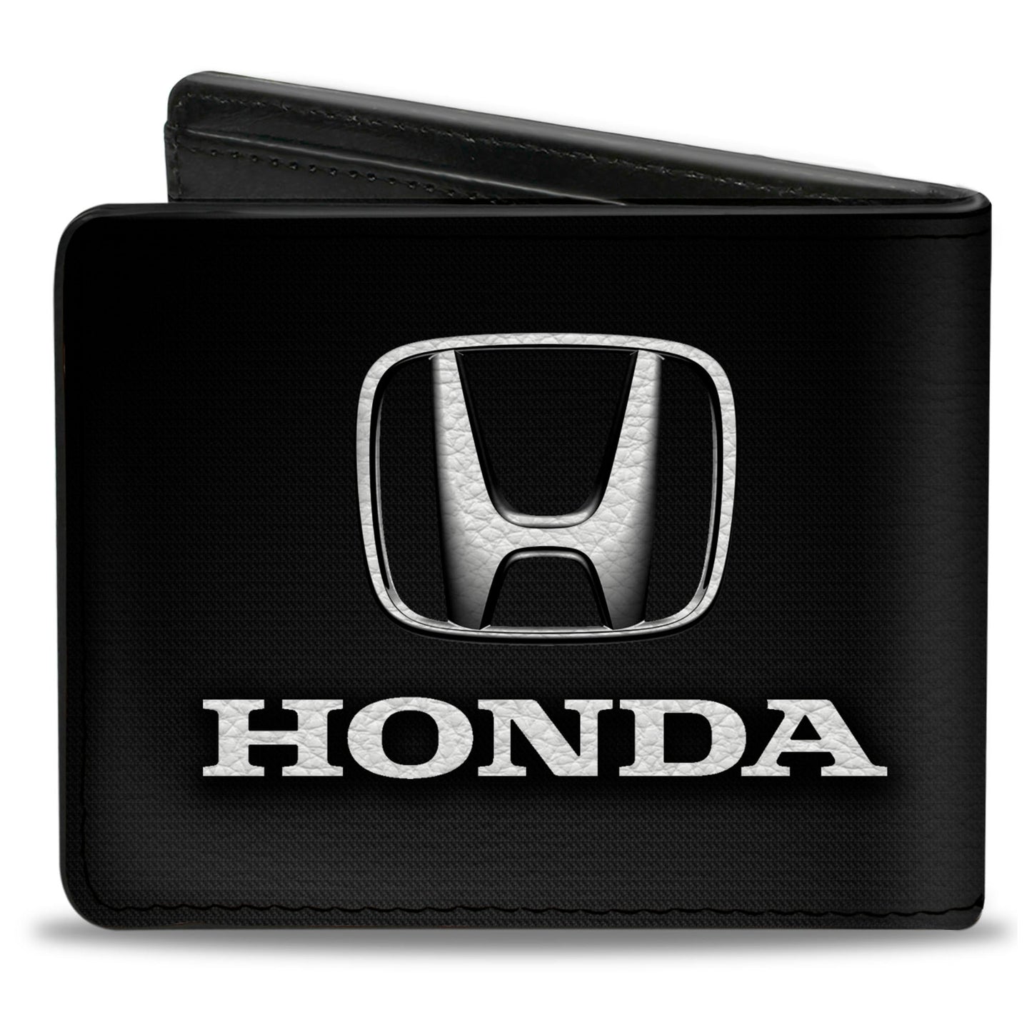 Bi-Fold Wallet - Honda Logo Black Silver White