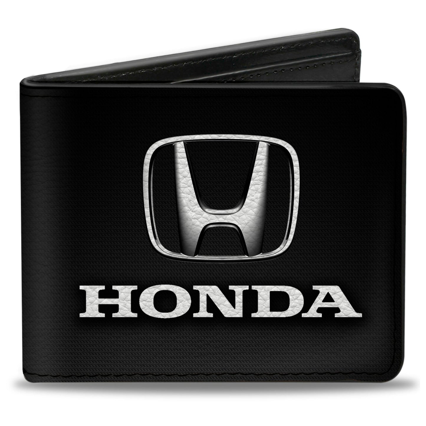 Bi-Fold Wallet - Honda Logo Black Silver White