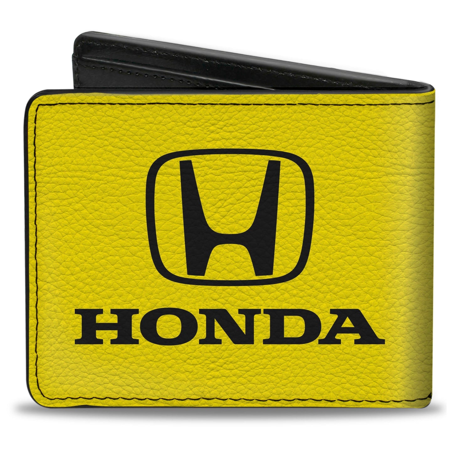 Bi-Fold Wallet - Honda Logo Yellow Black
