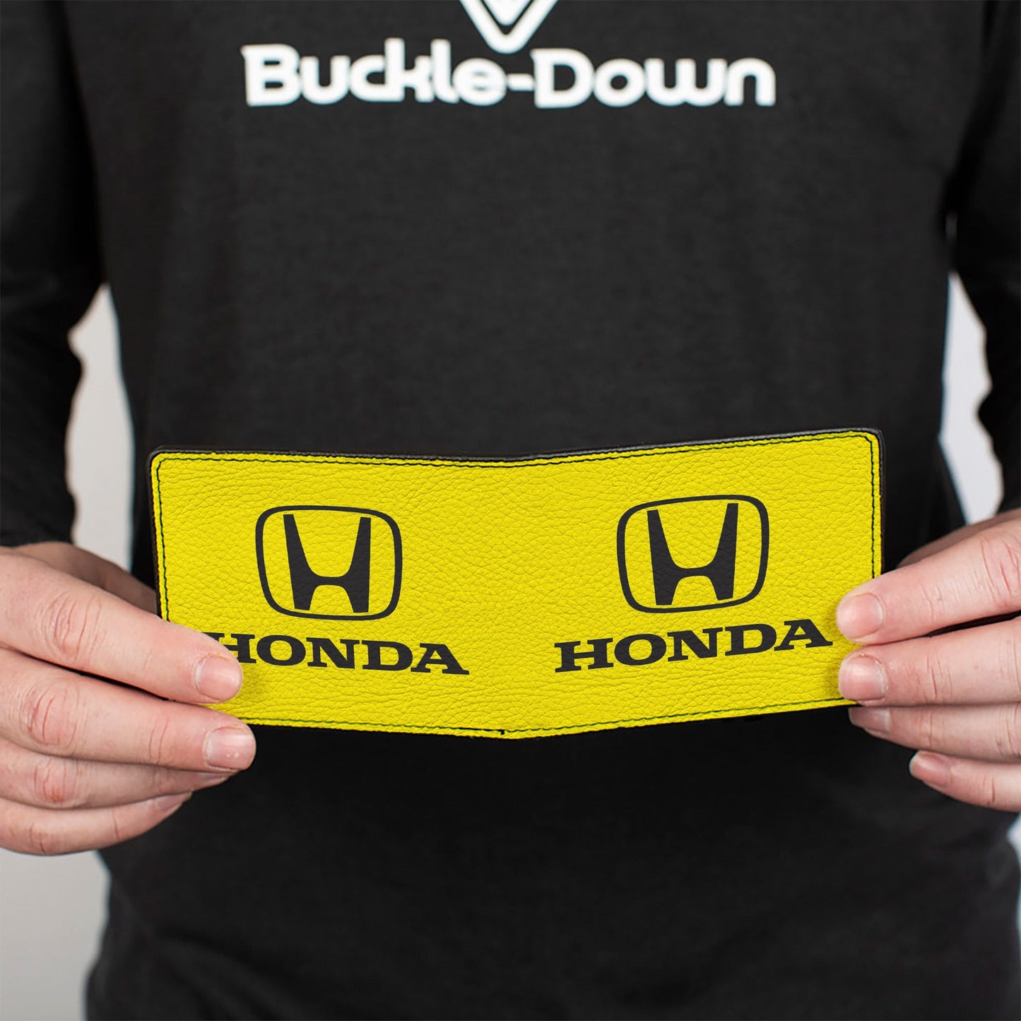 Bi-Fold Wallet - Honda Logo Yellow Black