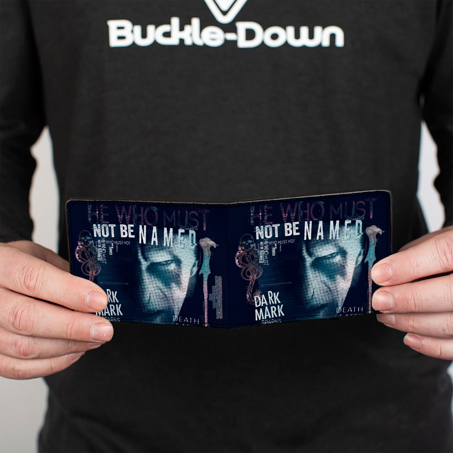 Bi-Fold Wallet - Harry Potter Lord Voldemort Face HE WHO MUST NOT BE NAMED Collage