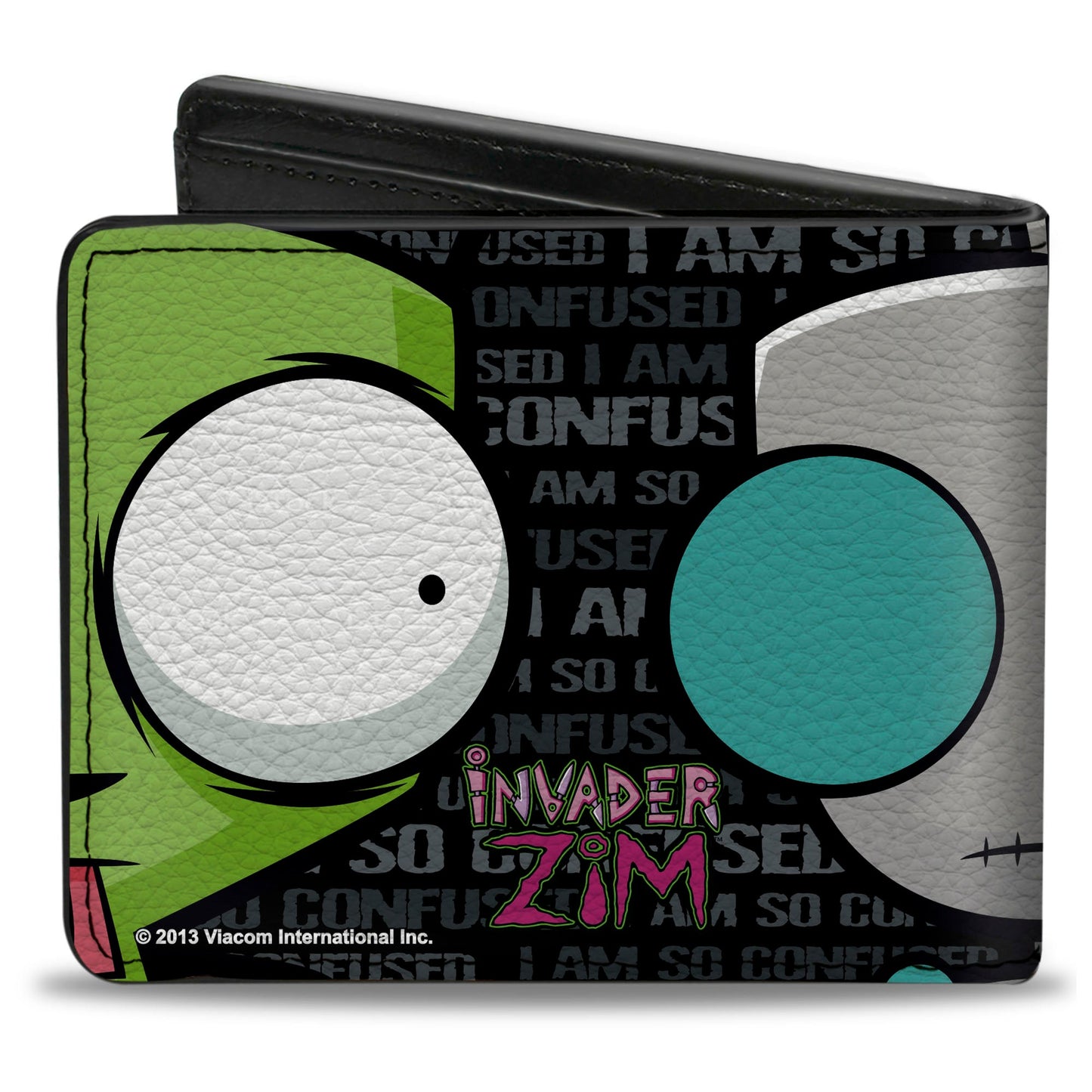Bi-Fold Wallet - Invader Zim/Robot CLOSE-UP I AM SO CONFUSED