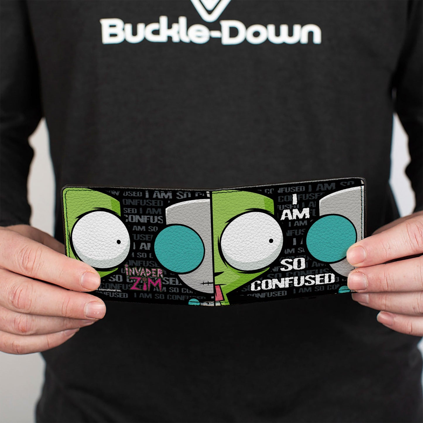 Bi-Fold Wallet - Invader Zim/Robot CLOSE-UP I AM SO CONFUSED