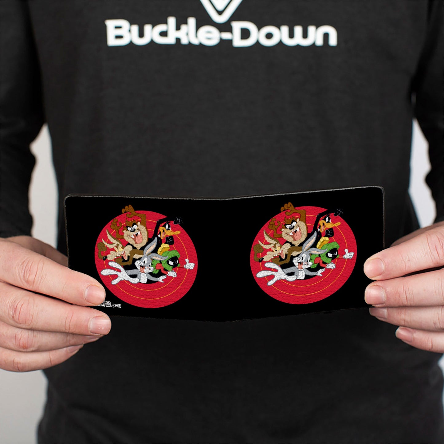 Bi-Fold Wallet - Looney Tunes 5-Character Bullseye Pose Black