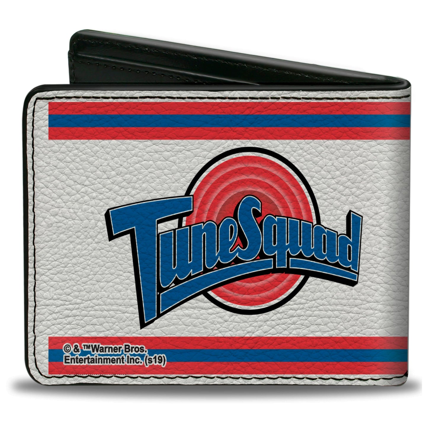 Bi-Fold Wallet - Space Jam TUNE SQUAD Logo Stripe White Red Blue
