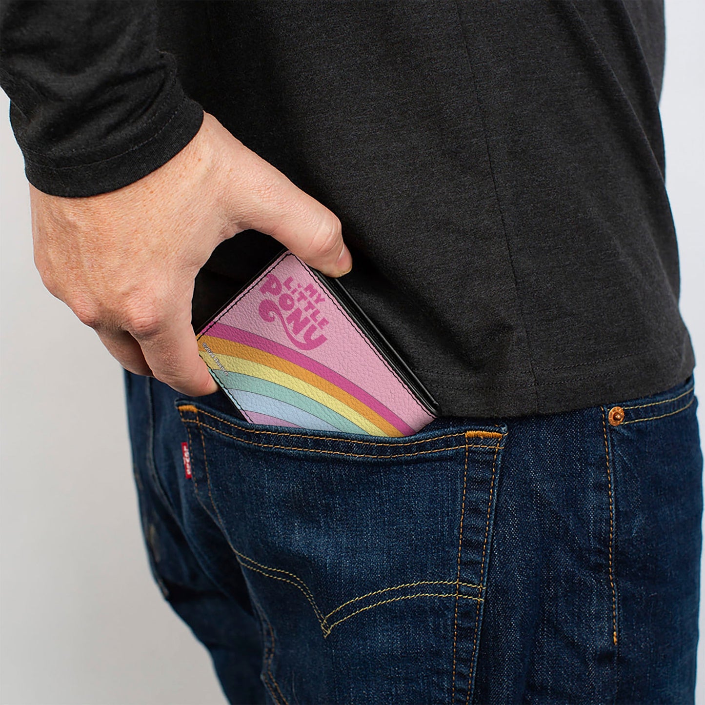 Bi-Fold Wallet - MY LITTLE PONY Three Pony Rainbow Cloud Pose Pinks