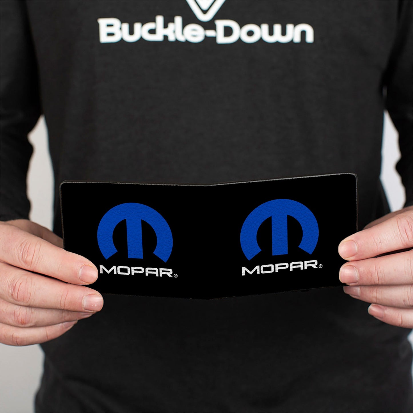 Bi-Fold Wallet - MOPAR Logo Black Blue White