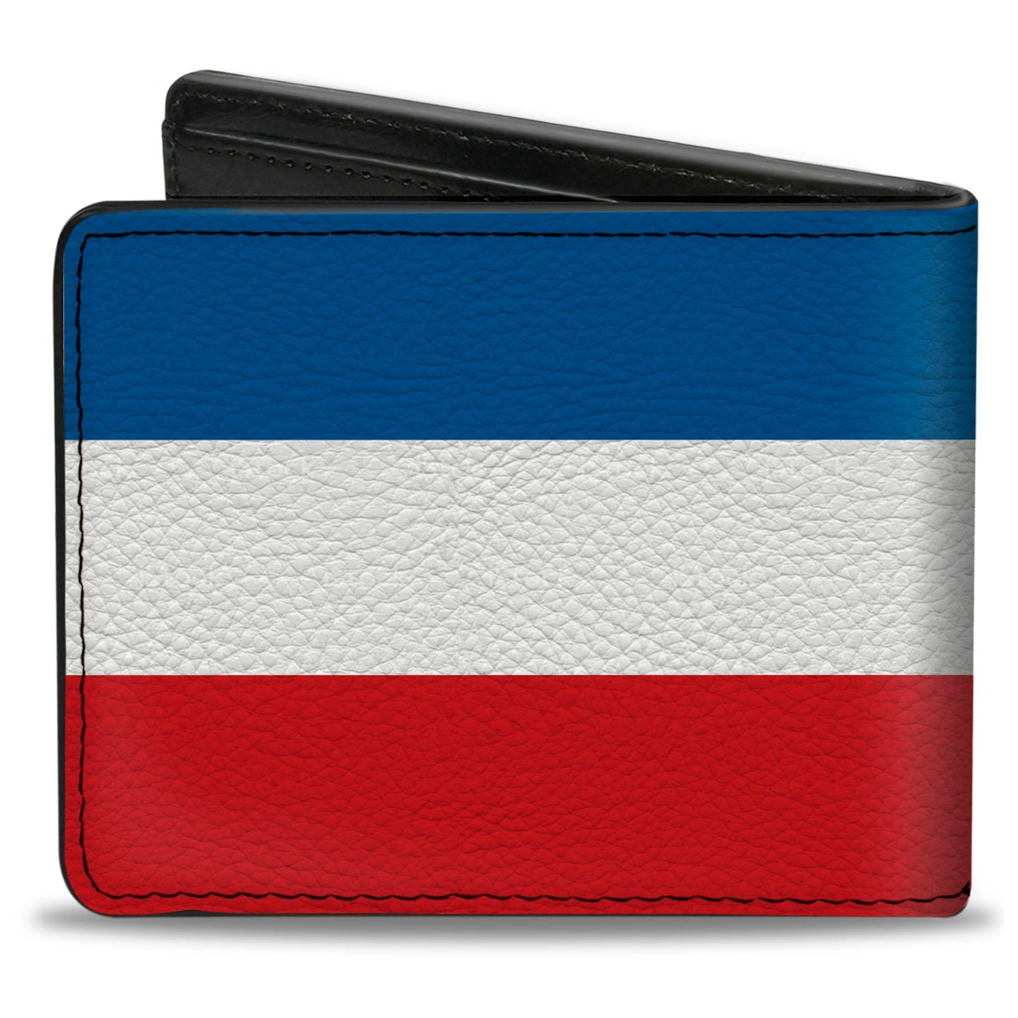 Bi-Fold Wallet - MOPAR Chrysler Logo White Blue Red Black