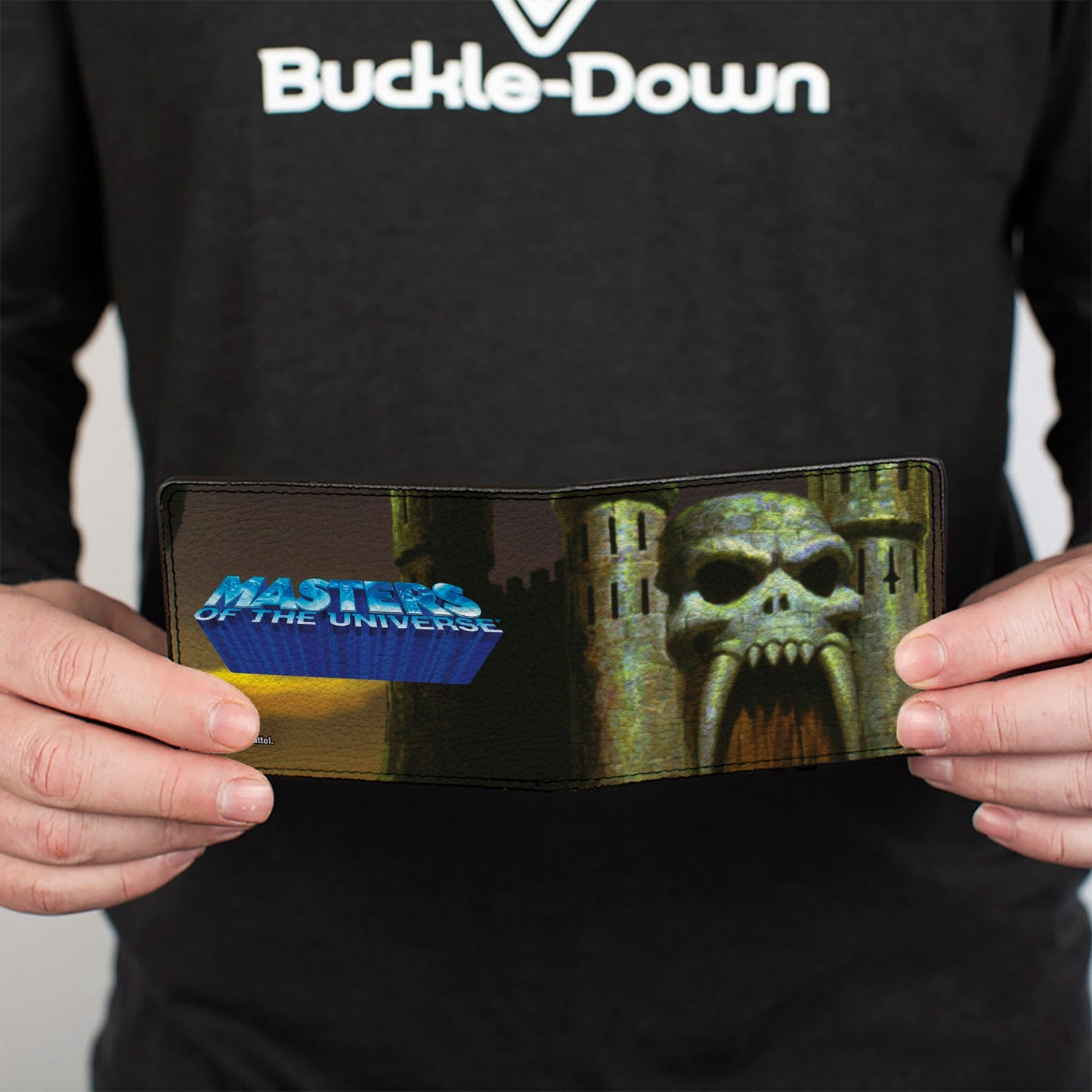 Bi-Fold Wallet - Masters of the Universe Castle Grayskull Entrance and Title Logo