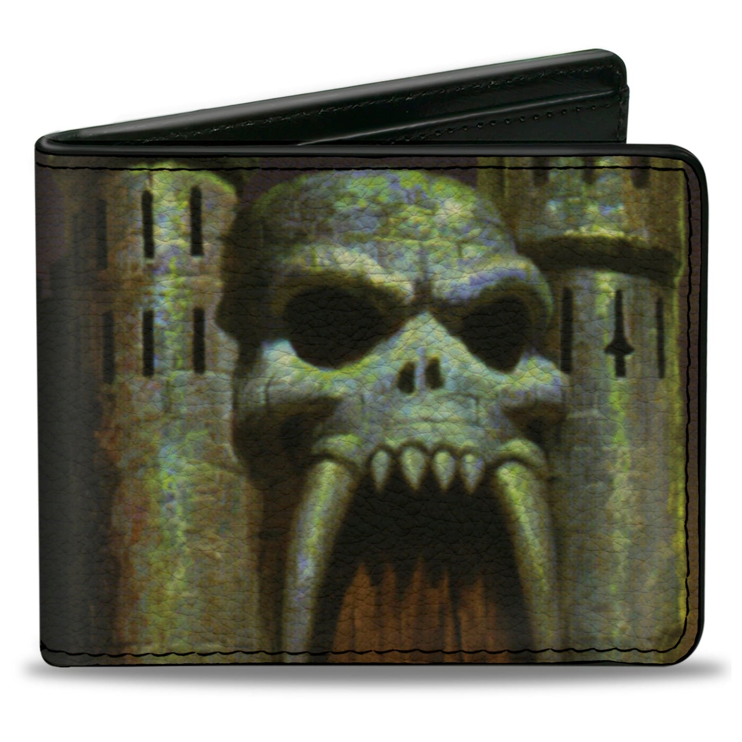 Bi-Fold Wallet - Masters of the Universe Castle Grayskull Entrance and Title Logo