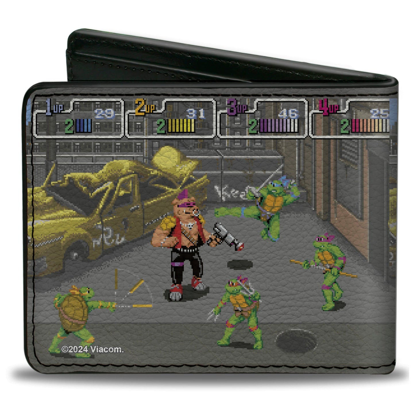 Bi-Fold Wallet - Teenage Mutant Ninja Turtles Battle Bebop Arcade Scene