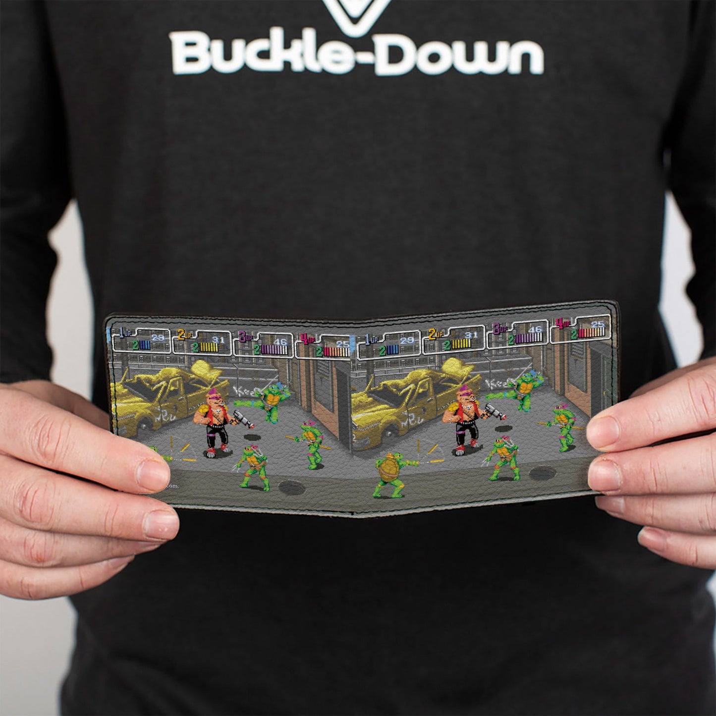 Bi-Fold Wallet - Teenage Mutant Ninja Turtles Battle Bebop Arcade Scene