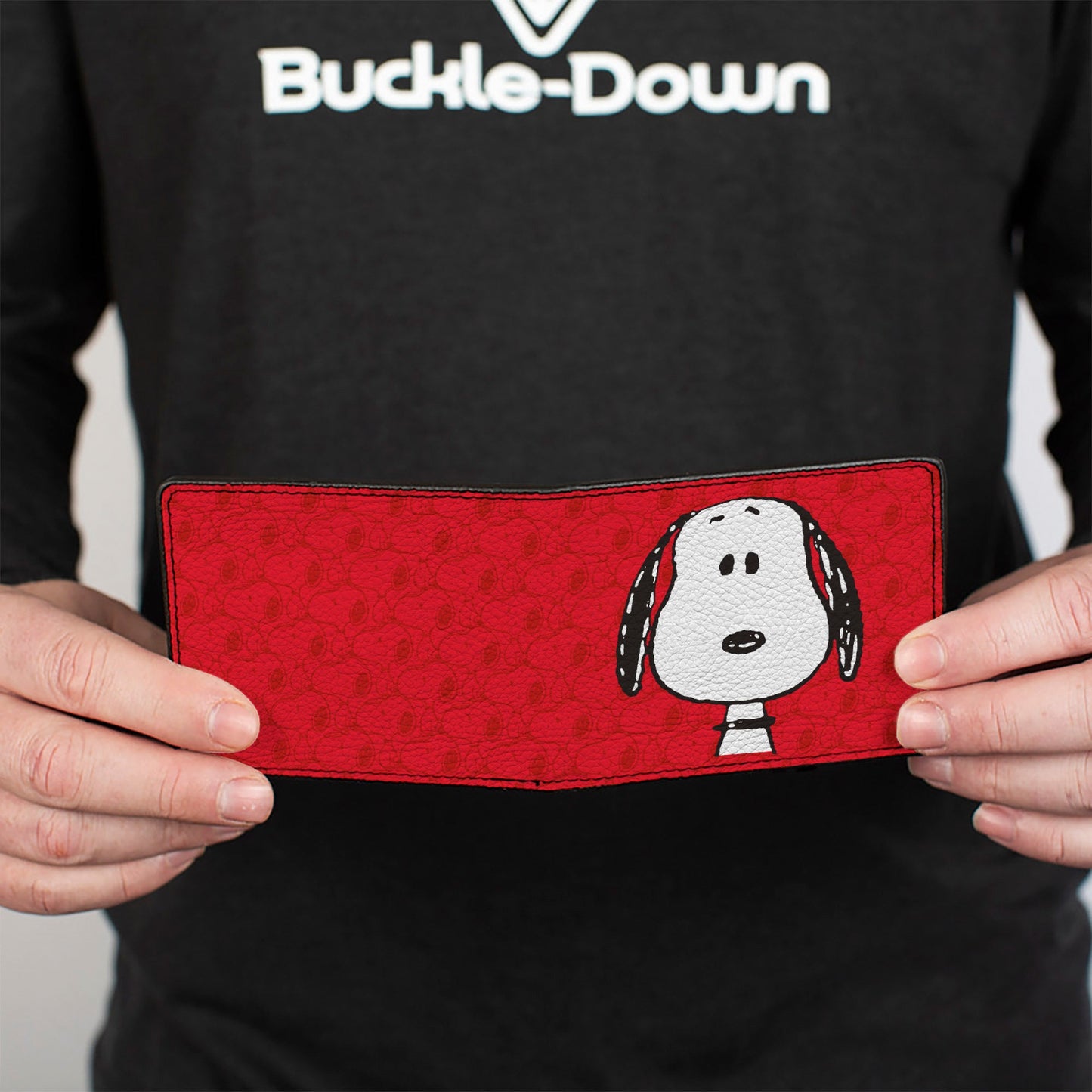 Bi-Fold Wallet - Peanuts Snoopy Face and Profile Pose Reds