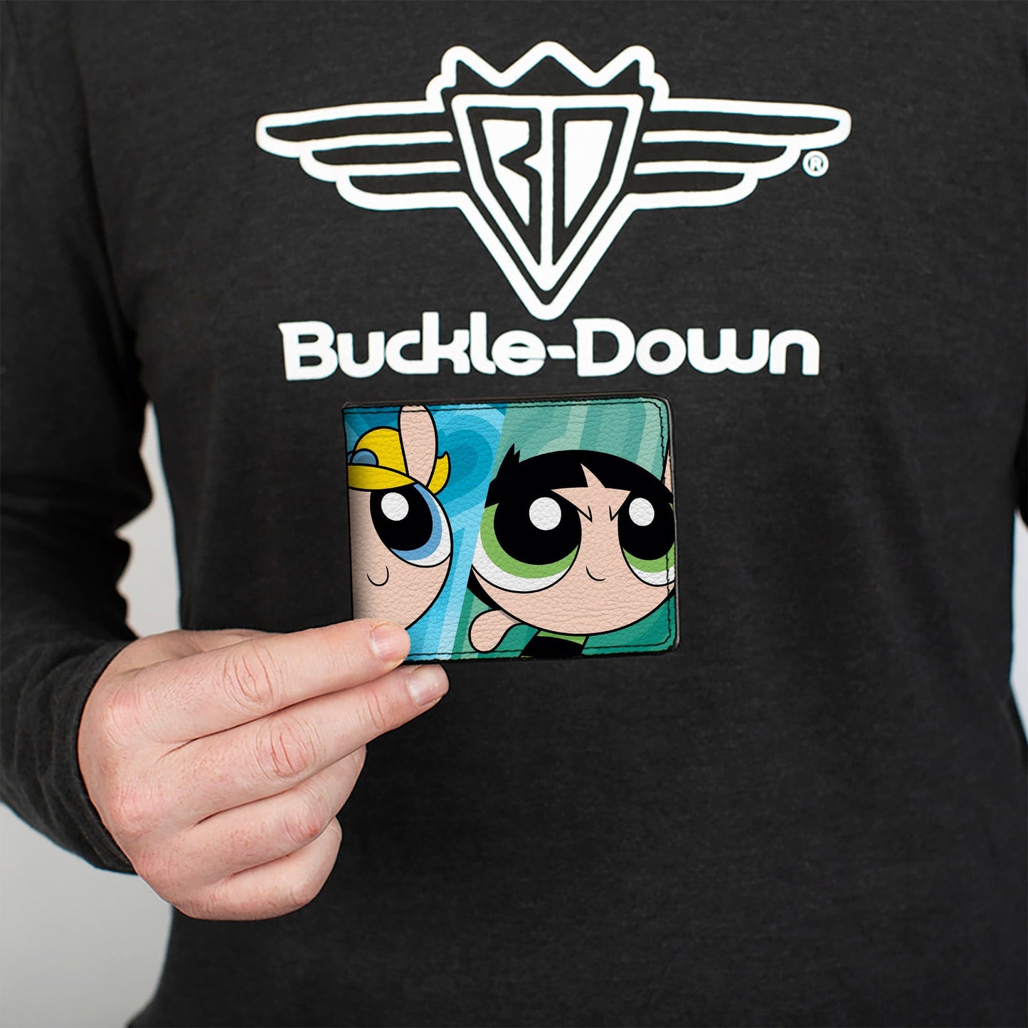 Bi-Fold Wallet - The Powerpuff Girls Character Close-Up Blocks