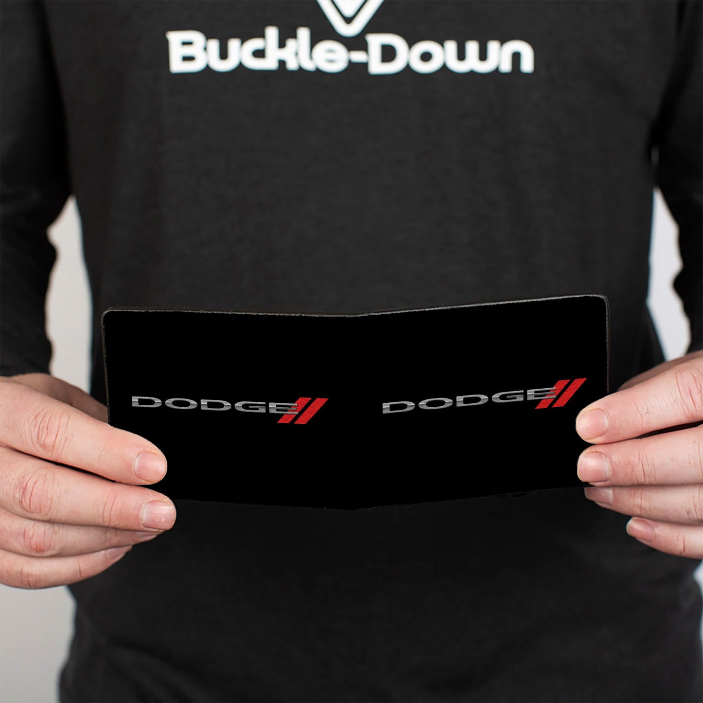 Bi-Fold Wallet - DODGE Red Rhombus Black Silver Red