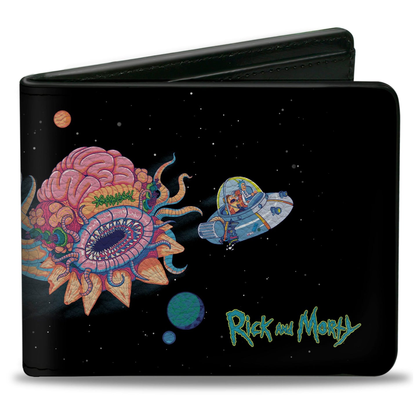 Bi-Fold Wallet - RICK AND MORTY Space Cruiser Escape Scene