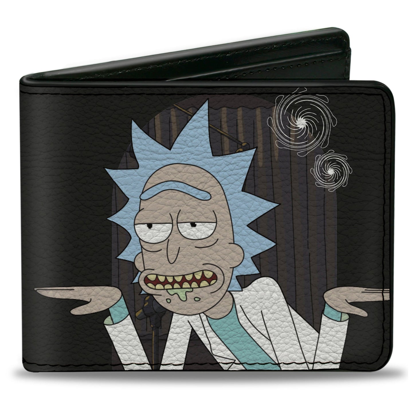 Bi-Fold Wallet - Rick and Morth Rick GET SCHWIFTY Quotes Black/White