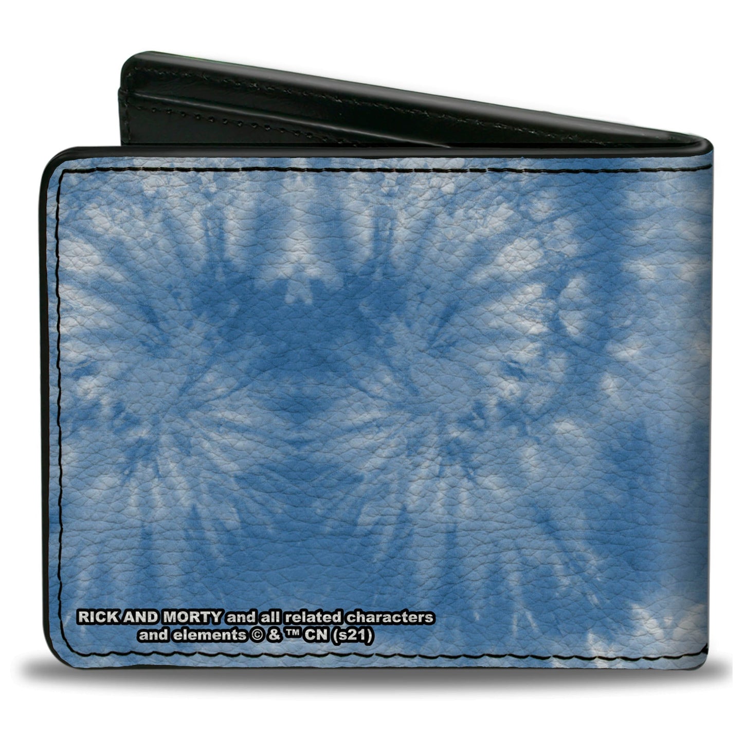 Bi-Fold Wallet - Rick and Morty Circuit Faces Portal Gun