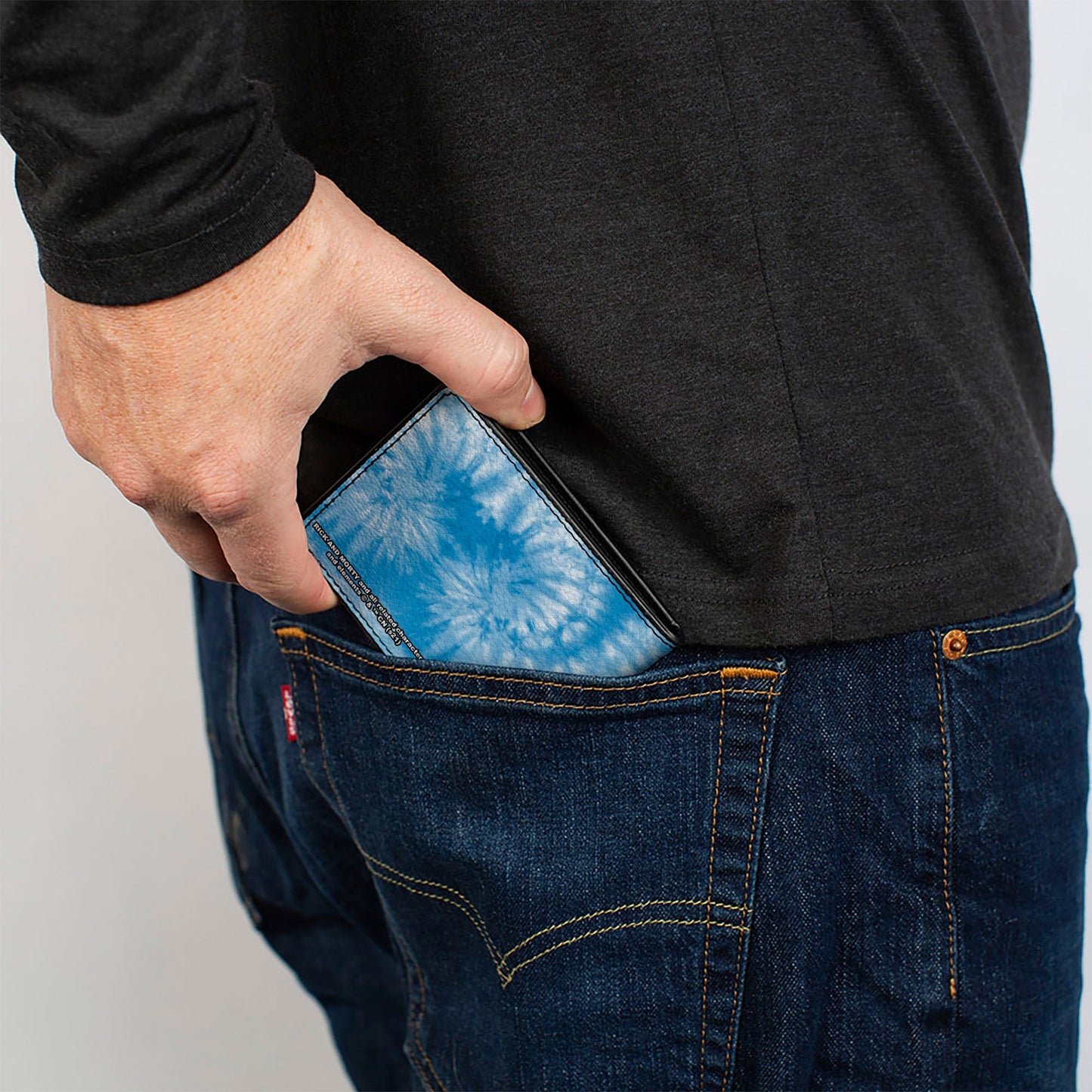 Bi-Fold Wallet - Rick and Morty Circuit Faces Portal Gun